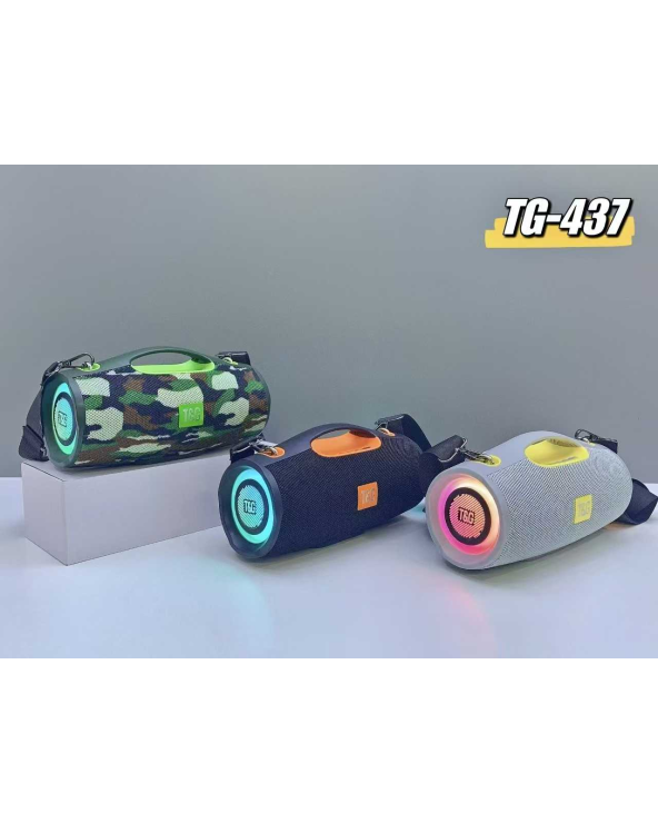 Ασύρματο ηχείο Bluetooth - TG-437 - LED RGB - 813553 - Army Green