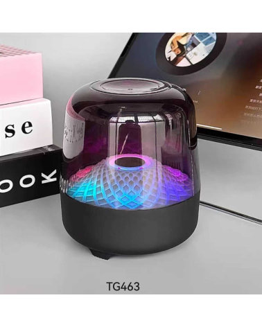 Ασύρματο ηχείο Bluetooth με φωτισμό LED - TG-463 - 813577 - Red