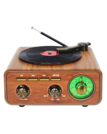 Επαναφορτιζόμενο ραδιόφωνο Retro - M1317BT - 113179 - Brown