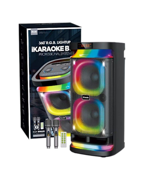 Φορητό ηχείο subwoofer με 2 μικρόφωνα Karaoke - BTS-1990