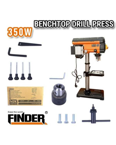 Κολωνάτο δράπανο πάγκου - Benchtop Drill Press - 350W/13mm - Finder