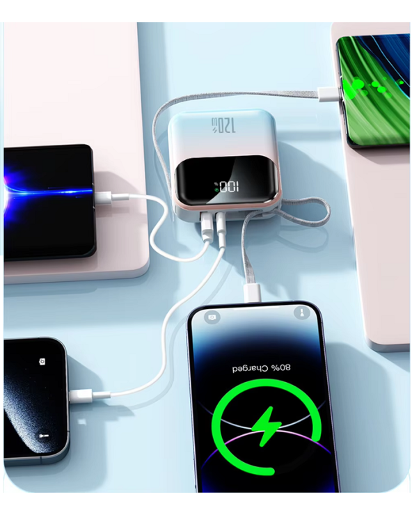 Powerbank Mini - Fast Charge - 10.000mah - DX337 - 813669 - Black