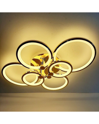 Φωτιστικό οροφής LED - Πλαφονιέρα με Dimmer - 5131-6GD