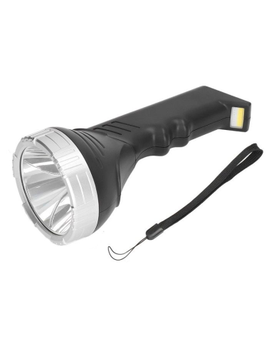 Επαναφορτιζόμενος φακός LED - 88069 - 182752 - Black/Silver