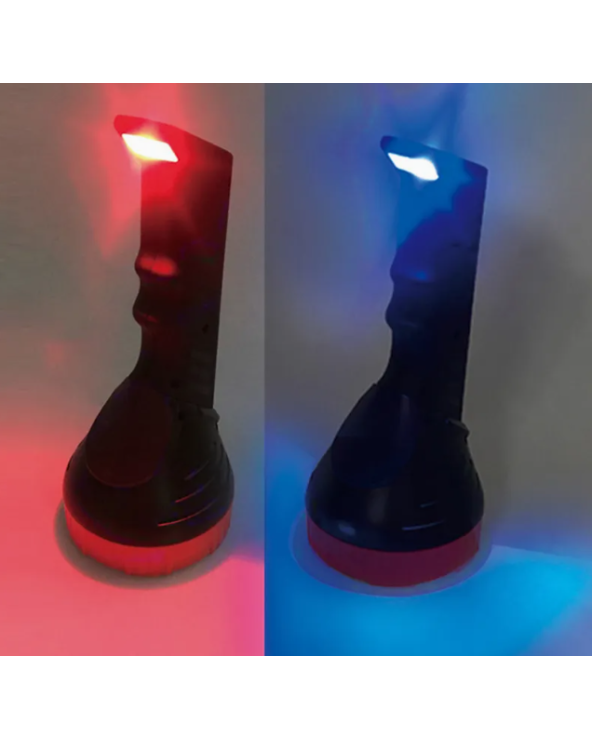 Επαναφορτιζόμενος φακός LED - 88069 - 182752 - Black/Silver
