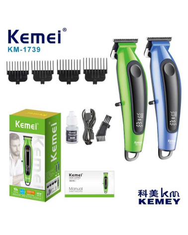 Κουρευτική μηχανή - KM-1739 - Kemei - Green