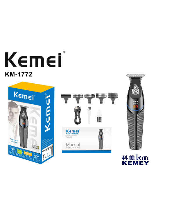 Κουρευτική μηχανή & trimmer - KM-1772 - Kemei
