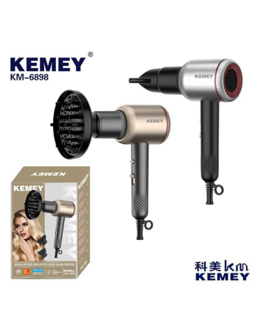 Πιστολάκι μαλλιών - KM-6898 - Kemei - Gold