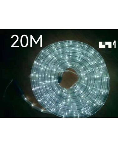 Χριστουγεννιάτικος φωτοσωλήνας LED - 20m - Cool White