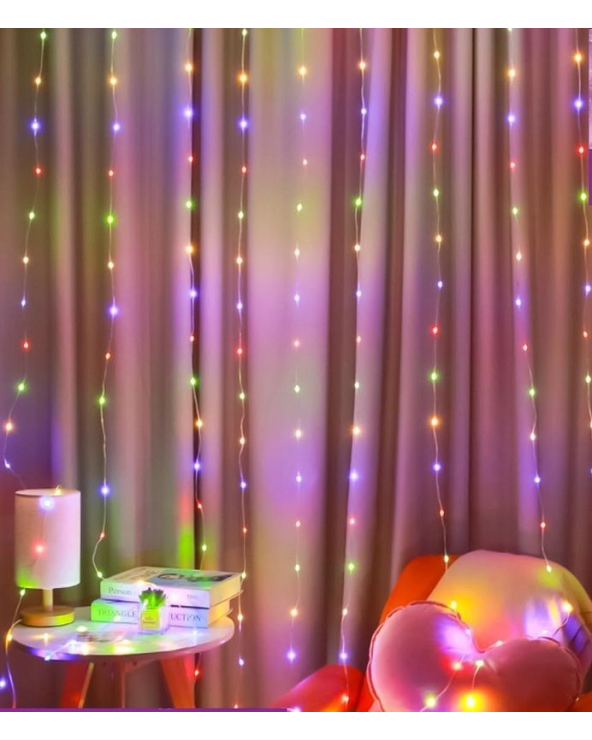 Χριστουγεννιάτικα φώτα LED - Κουρτίνα - 10/300LED - 272330 - RGB