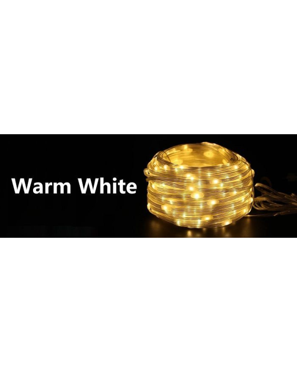 Χριστουγεννιάτικα φώτα LED με επένδυση - 20m/200LED - Warm White