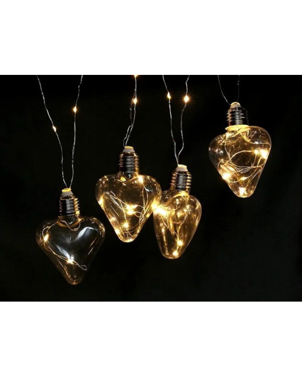 Χριστουγεννιάτικα φώτα LED - Καρδιά - 272386 - Warm White