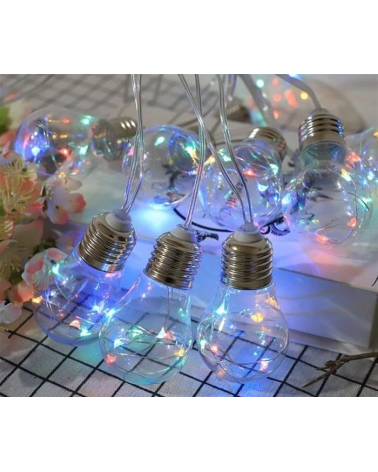 Χριστουγεννιάτικα φώτα LED - Globe - 10/6cm - 272389 - RGB