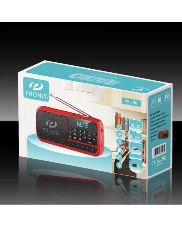 Επαναφορτιζόμενο ραδιόφωνο - PR-798 - 241328 - Red