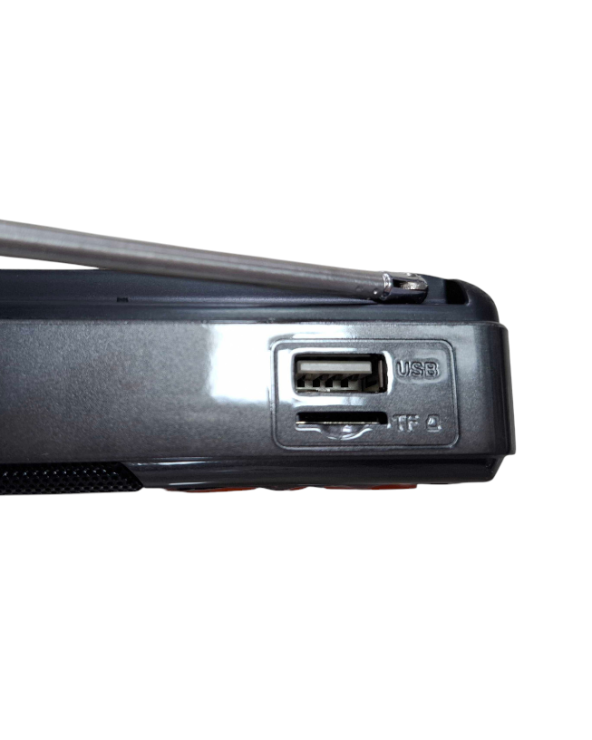 Επαναφορτιζόμενο ραδιόφωνο με Bluetooth - PR-808BT - 241335 - Grey