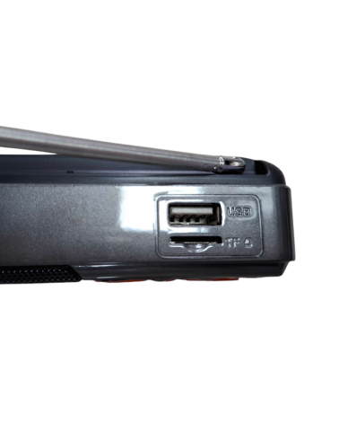 Επαναφορτιζόμενο ραδιόφωνο με Bluetooth - PR-808BT - 241335 - Red