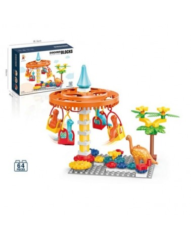 Παιχνίδι DIY - Λούνα παρκ με δεινοσαυράκια - 222-B103