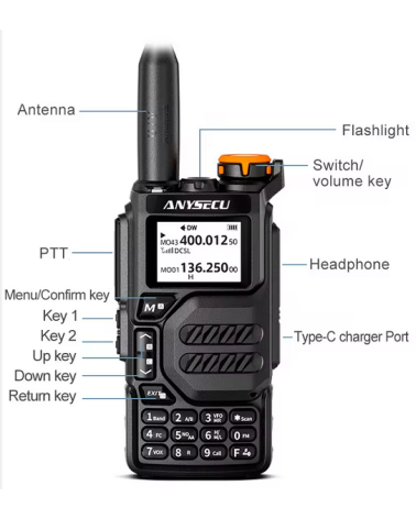 Φορητός πομποδέκτης UHF/VHF - UVK5 - Quansheng