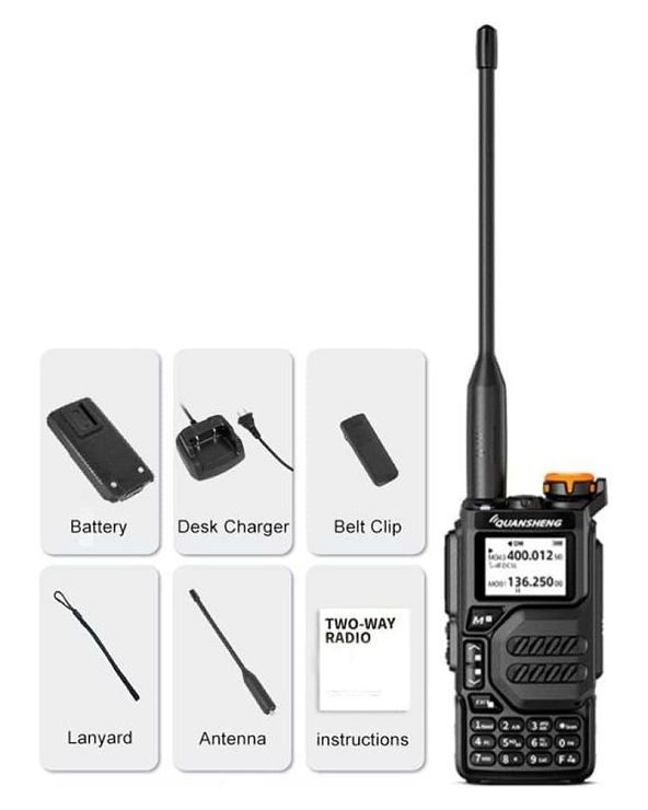 Φορητός πομποδέκτης UHF/VHF - UVK5 - Quansheng