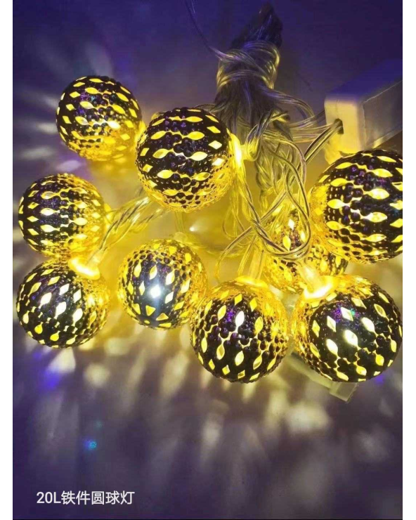 Χριστουγεννιάτικα φώτα μπάλες - 20LED - Warm White