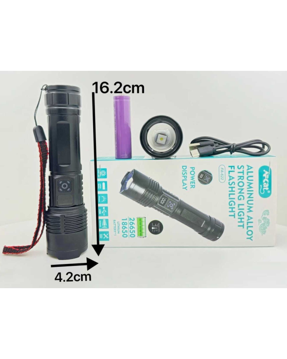 Επαναφορτιζόμενος φακός LED - FA-622