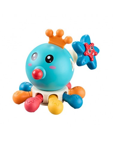 Βρεφικό παιχνίδι χταπόδι - 6033 - 161114 - Blue