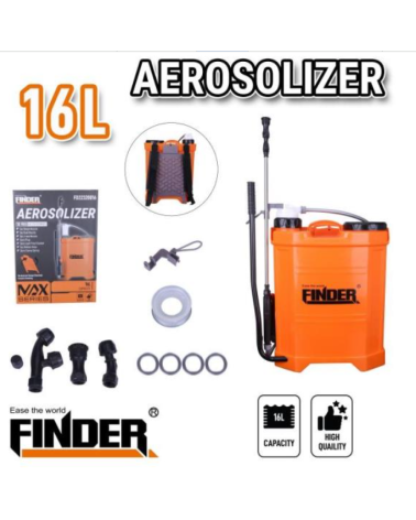 Ψεκαστήρας προπιέσεως πλάτης 16 λίτρων - 16L - Finder