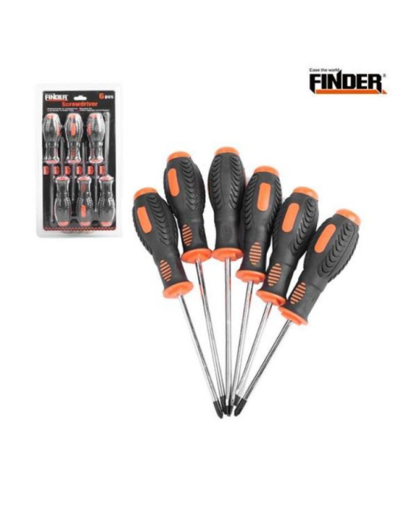 Σετ κατσαβίδια - 6pcs - Finder
