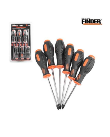Σετ κατσαβίδια - 6pcs - Finder