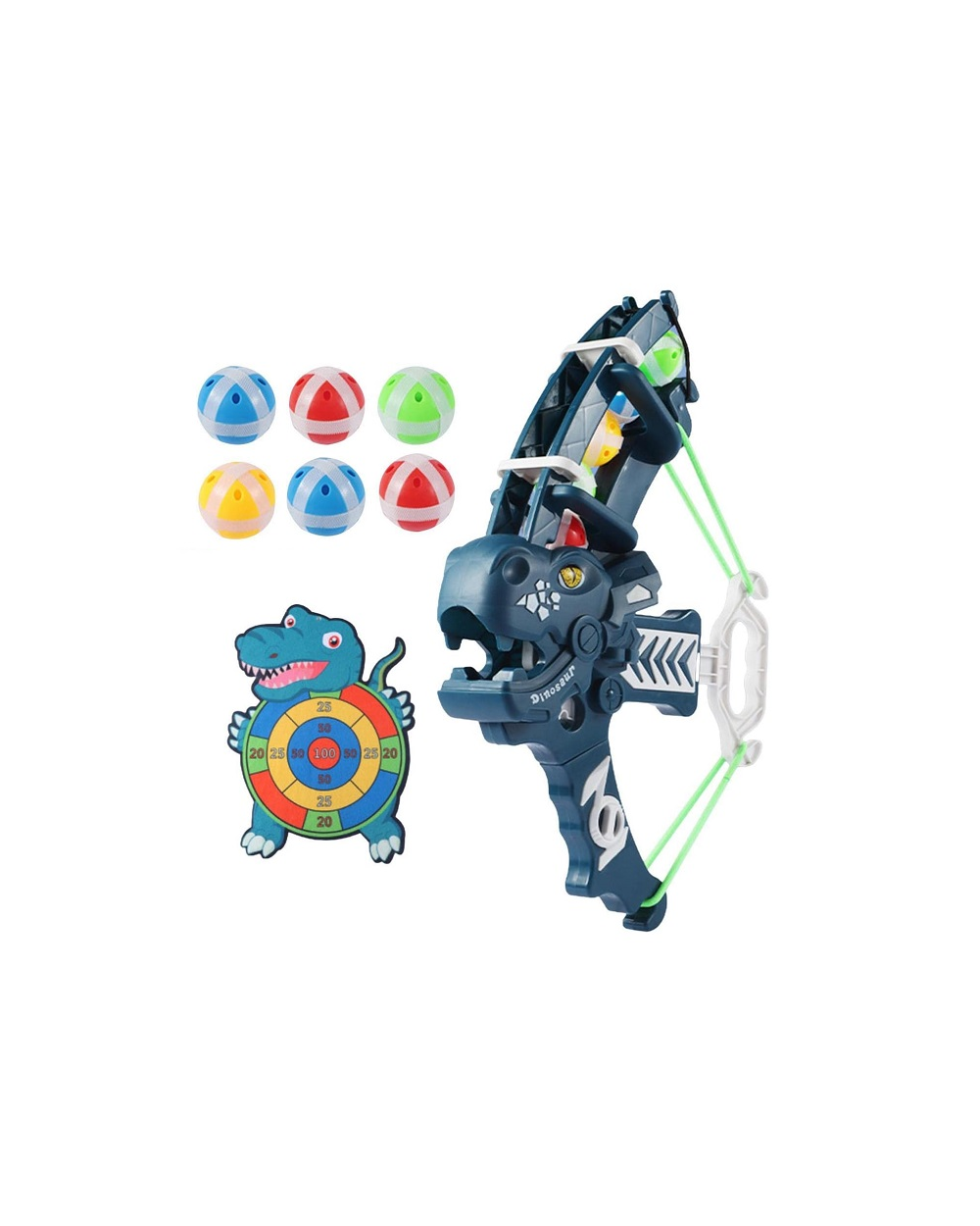 Παιχνίδι στόχου με τόξο και μπαλάκια - Δεινόσαυρος