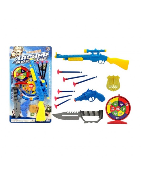 Παιδικό όπλο στόχου με αξεσουάρ - 138-4