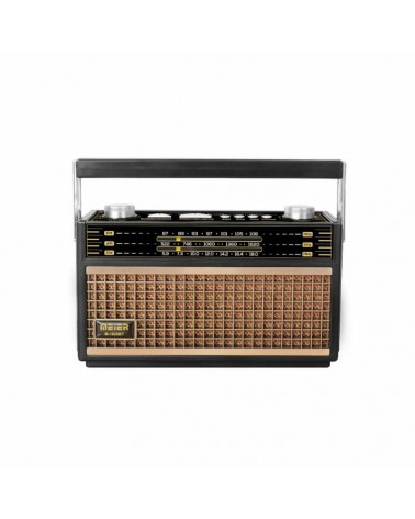 Επαναφορτιζόμενο ραδιόφωνο Retro - M1926BT - Meier - 416266 - Black/Gold