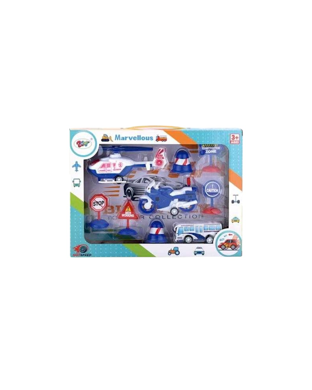 Σετ οχήματα πόλης με αξεσουάρ - ZC361F