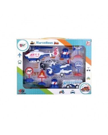 Σετ οχήματα πόλης με αξεσουάρ - ZC361F