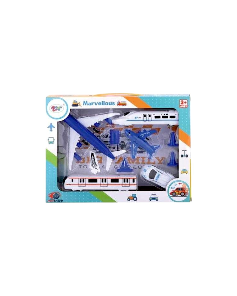 Σετ οχήματα πόλης με αξεσουάρ - ZC361D