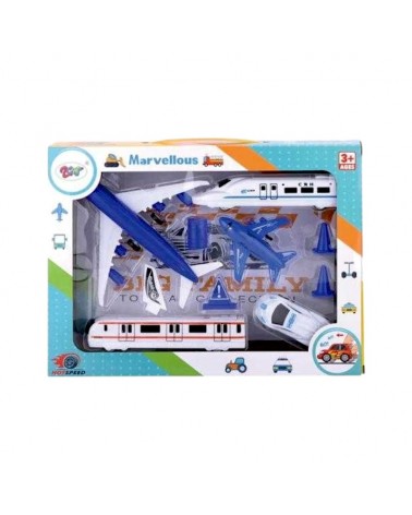 Σετ οχήματα πόλης με αξεσουάρ - ZC361D