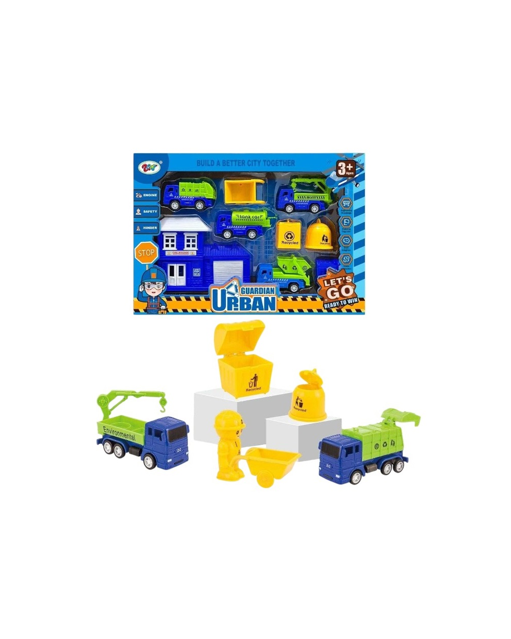 Σετ οχήματα πόλης με αξεσουάρ - 779-K