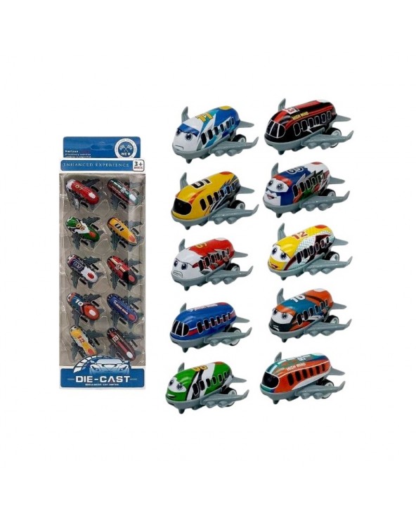 Σετ μεταλλικά αεροπλανάκια - 562A-10