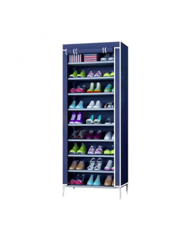 Υφασμάτινη ντουλάπα 9 ραφιών - XG10-9 - 521735 - Blue
