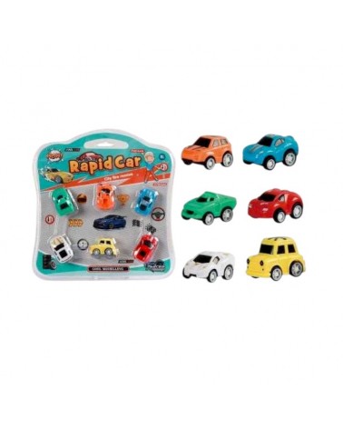 Σετ mini αυτοκινητάκια - 6pcs - 265-13C