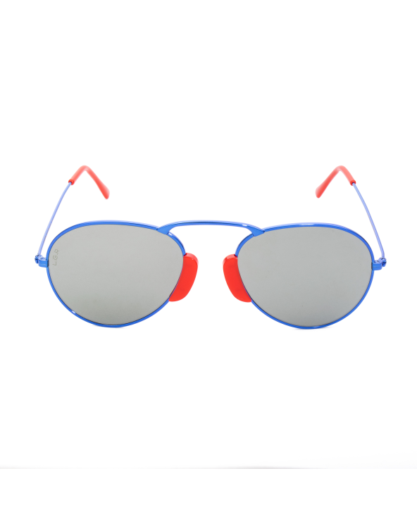 SUNGLASSES LGR UNISEX AGADIR-BLUE08 (Lens/Bridge/Temple) 54/20/145 mm)