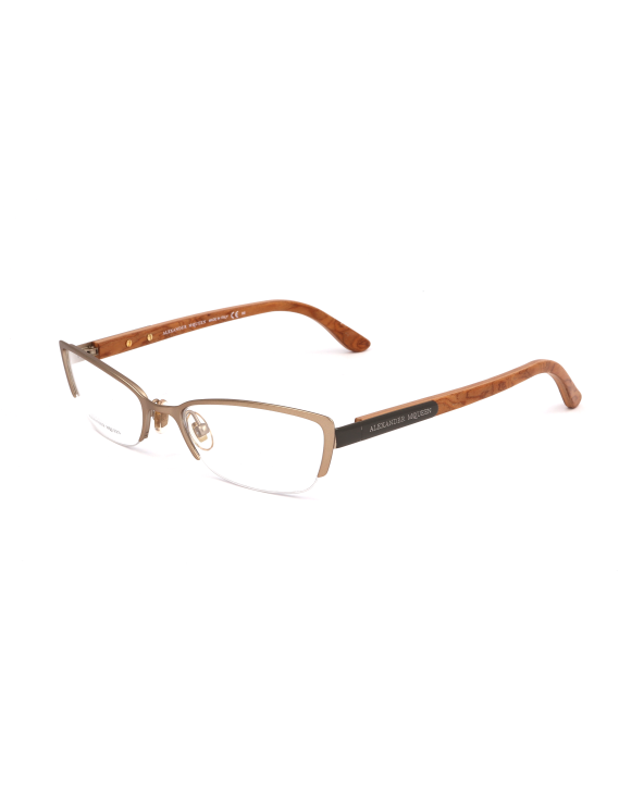 GLASSES ALEXANDER MCQUEEN WOMAN AMQ4183WCX (Lens/Bridge/Temple) 53/18/135 mm)