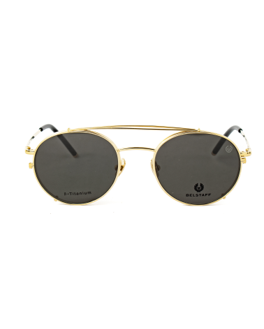 VISTA + CLIP-ON BELSTAFF UNISEX BLACKROD-S016 (Lens/Bridge/Temple) 51/19/145 mm)