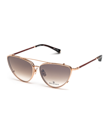 VIEW + CLIP-ON BELSTAFF WOMEN DELMRESHINYN (Lens/Bridge/Temple) 57/10/140 mm)