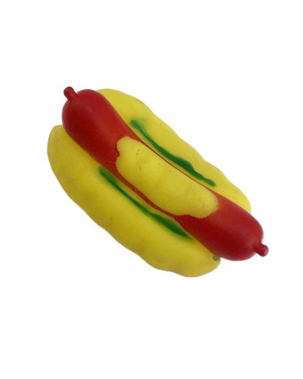 Παιχνίδι σκύλου Latex Hot Dog - 13.5x8cm - 12pcs
