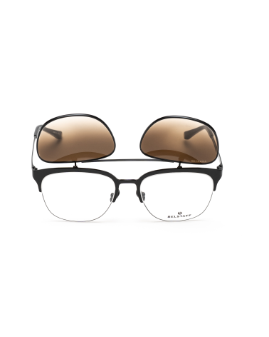 VIEW + CLIP-ON BELSTAFF WOMEN HATCHERNEGROW (Lens/Bridge/Temple) 55/18/140 mm)