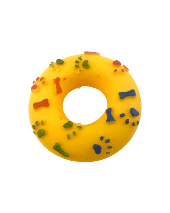 Παιχνίδι σκύλου Latex κρίκος - 7.5cm - 12pcs