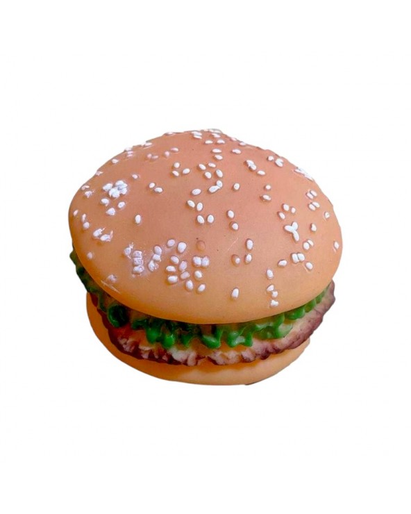 Παιχνίδι σκύλου Latex Burger - 8x5cm - 12pcs