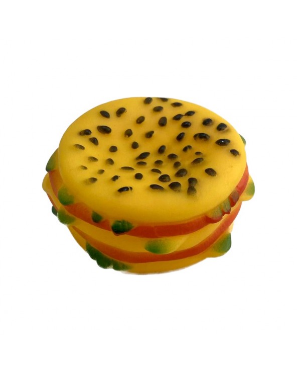 Παιχνίδι σκύλου Latex Burger - 8.5cm - 12pcs