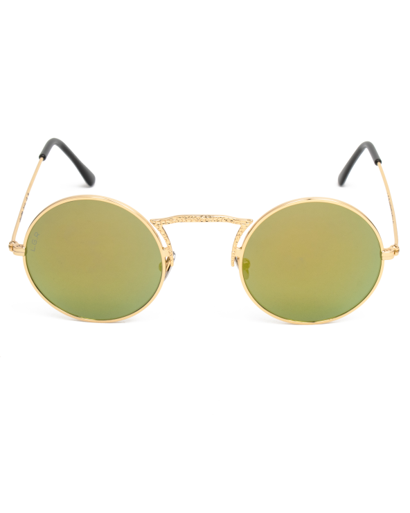 SUNGLASSES LGR WOMAN MONAST-GOLD03 (Lens/Bridge/Temple) 47/24/145 mm)